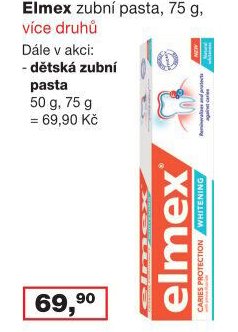Elmex zubní pasta, 75 g