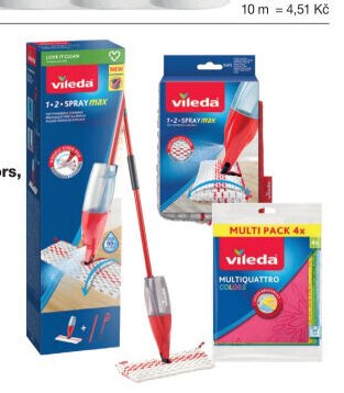 Vileda 1.2 Spray Max Box plochý mop