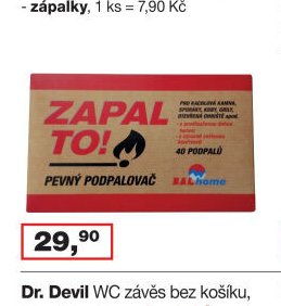 BALHOME Zapal to! pevný podpalovač
