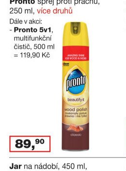 Pronto sprej proti prachu