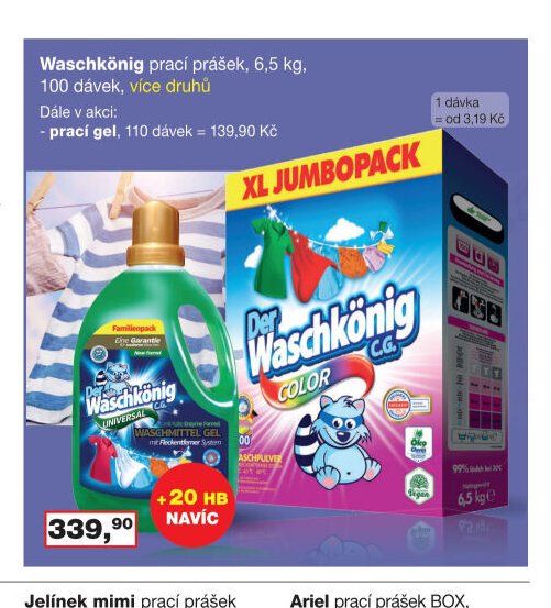 Waschkönig prací prášek