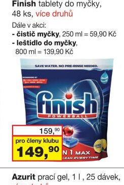 Finish tablety do myčky