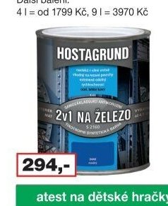 HOSTAGRUND 2v1 na železo S2160