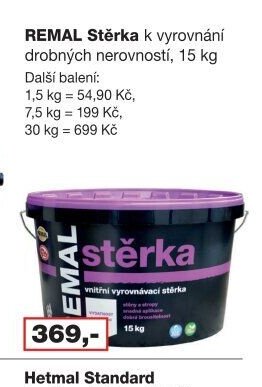 REMAL Stěrka