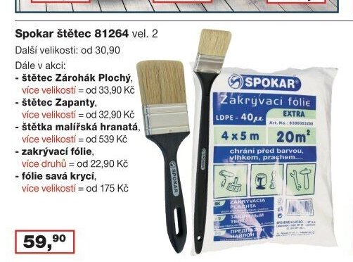 Spokar štětec 81264