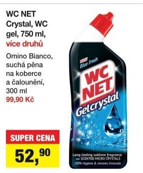 Čistič WC gelový GelCrystal WC Net