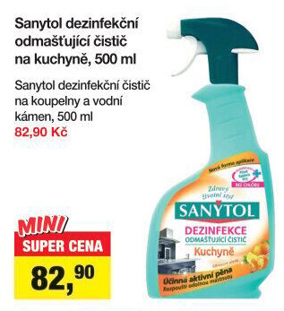 Dezinfekční čistič kuchyně Sanytol