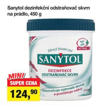 Dezinfekční odstraňovač skvrn Sanytol