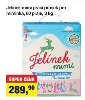 Prací prášek mýdlový Jelínek mimi Jelen