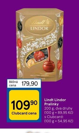 Lindt Lindor Pralinky