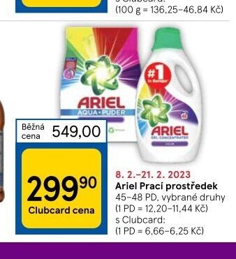 Ariel Prací prostředek