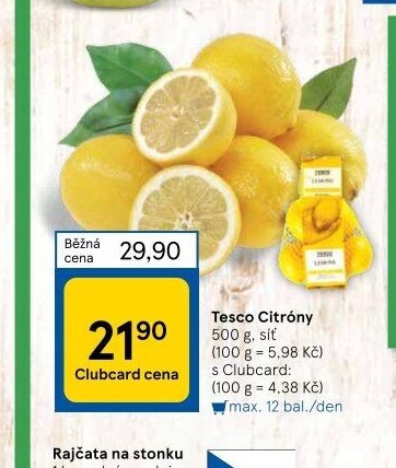 Tesco Citróny