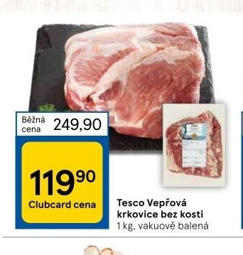 Tesco Vepřová krkovice bez kosti