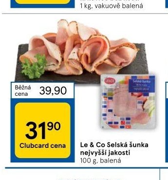 Le & Co Selská šunka nejvyšší jakosti