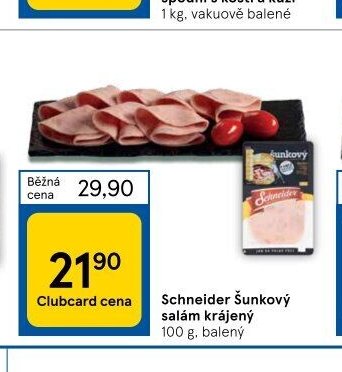 Schneider Šunkový salám krájený