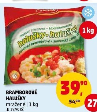 Halušky bramborové mražené Vinica