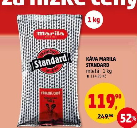 Mletá káva Standard Marila