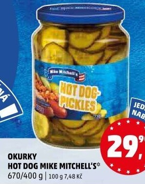 Okurky Hot Dog Mike Mitchell'