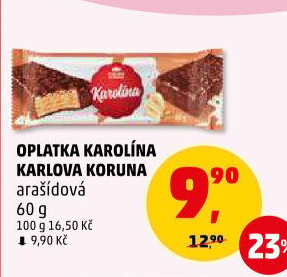 Oplatka Karolína Karlova Koruna