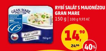 Rybí salát s majonézou Gran Mare