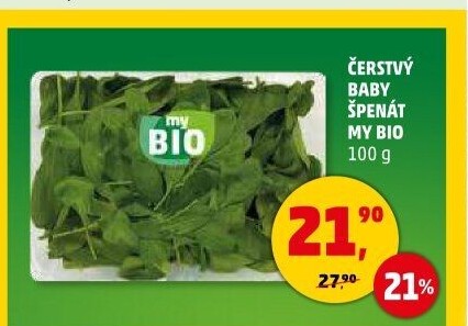 Špenát baby My BIO
