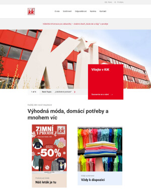 akční leták Kik textil 8.2.2023-14.2.2023