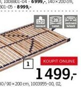 Polohovatelný lamelový rošt ASKO Multiflex - ASKO akcniletaky.com