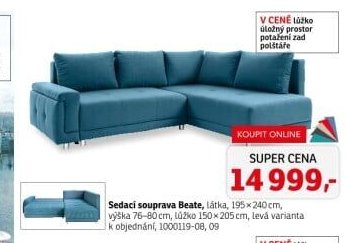 Sedací souprava Beate - ASKO akcniletaky.com