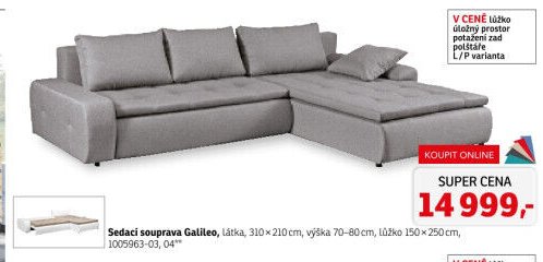 Sedací souprava Galileo - ASKO akcniletaky.com