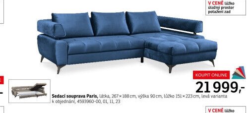 Sedací souprava Paris - ASKO akcniletaky.com