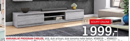 Televizní stěna Carlos - ASKO akcniletaky.com