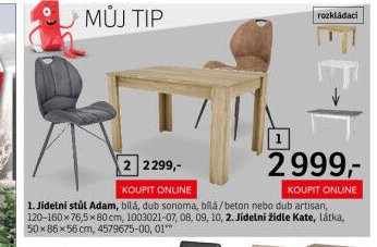 Jídelní stůl Adam - ASKO akcniletaky.com