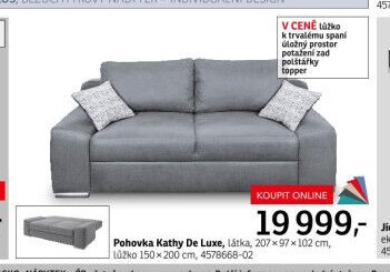 Pohovka Kathy De Luxe - ASKO akcniletaky.com