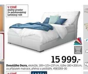 Dvolůžko Dezra - ASKO akcniletaky.com