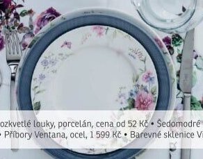 Šedomodré talíře ze servisu Jive (24 ks) - ASKO akcniletaky.com