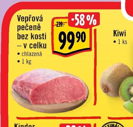 Vepřová pečeně bez kosti