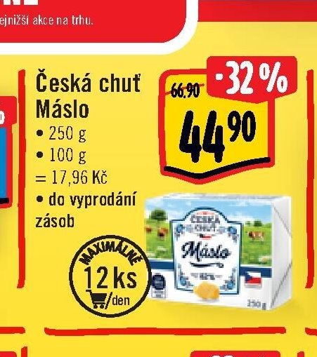 Česká chuť Máslo