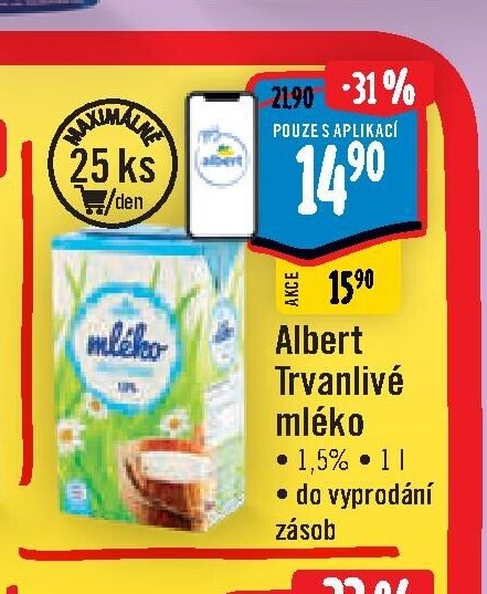 Albert Trvanlivé mléko