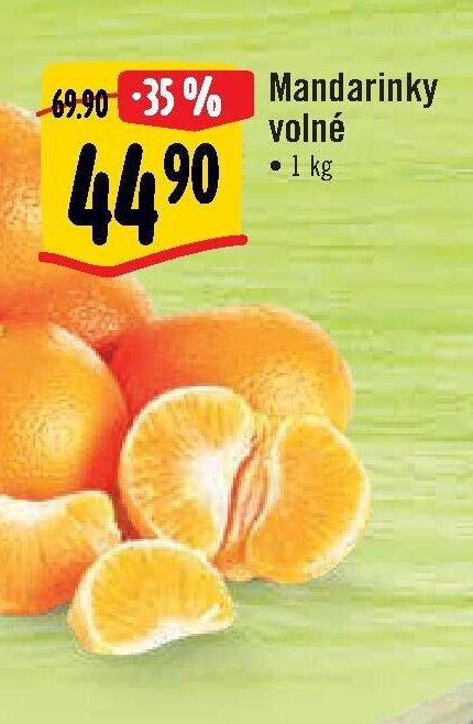 Mandarinky volné