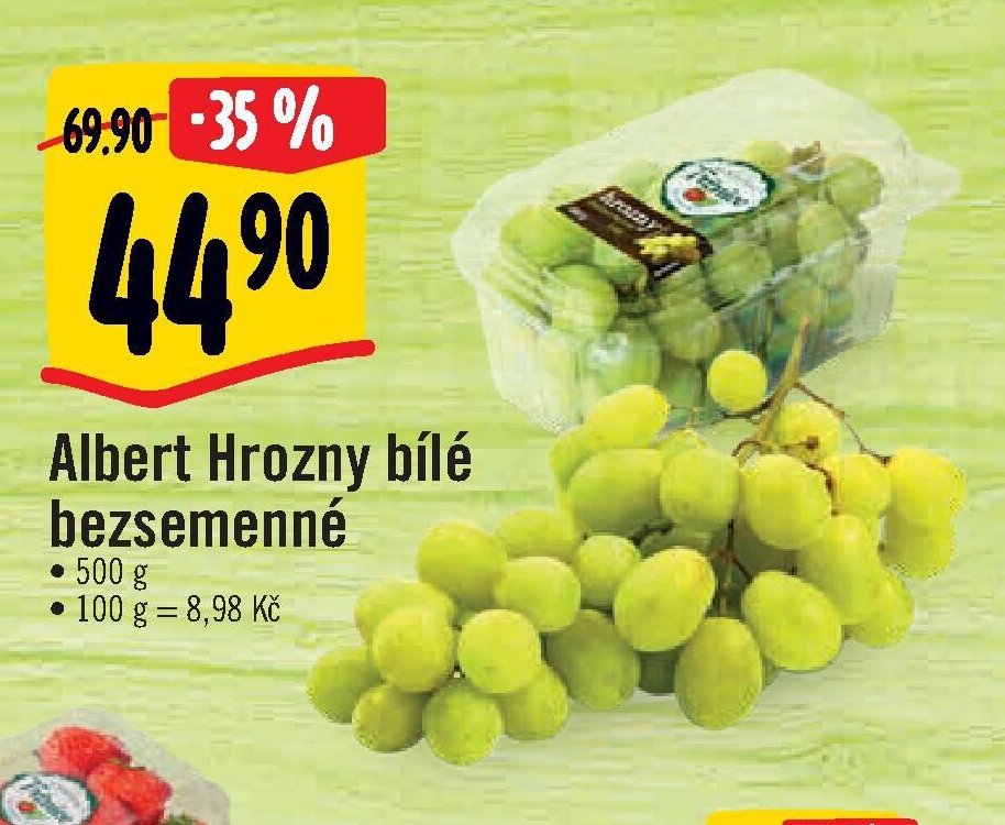 Albert Hrozny bílé bezsemenné