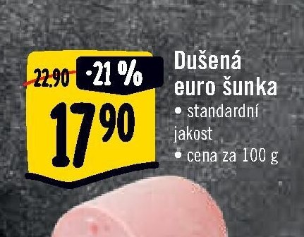 Dušená euro šunka