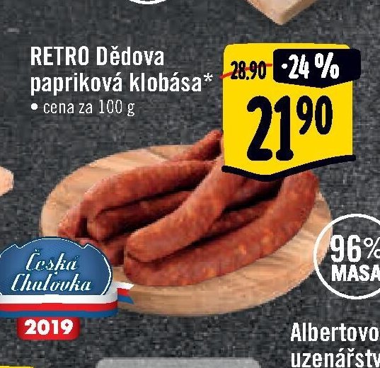 RETRO Dědova papriková klobása*