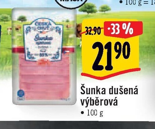 Šunka dušená výběrová