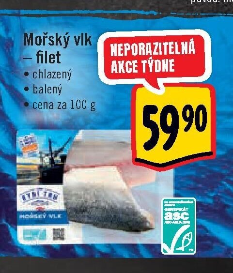 Mořský vlk - filet
