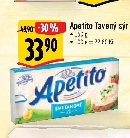 Apetito Tavený sýr