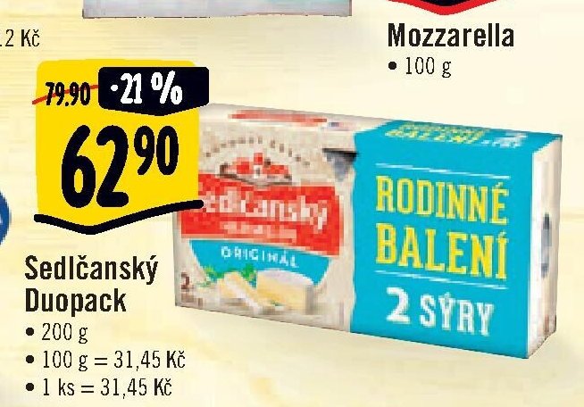 Sedlčanský Duopack