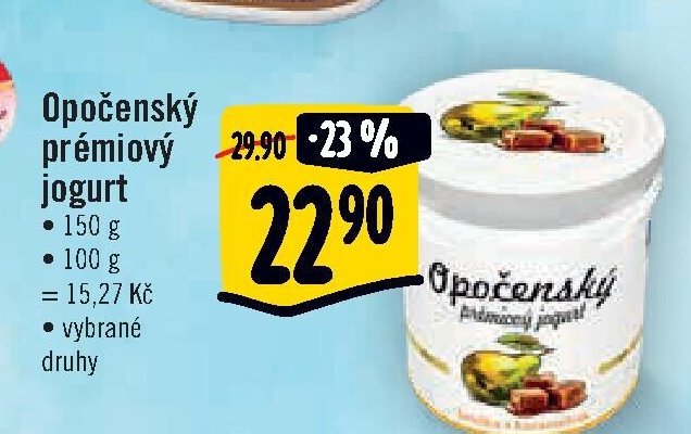 Opočenský prémiový jogurt