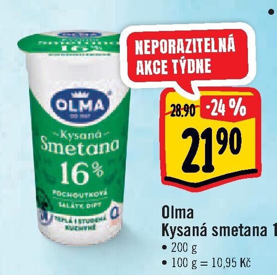 Olma Kysaná smetana 16%