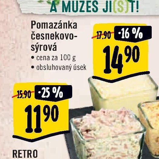 Pomazánka česnekovo-sýrová