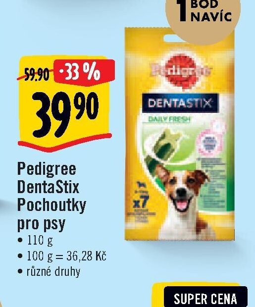 Pedigree DentaStix pochoutky pro psy